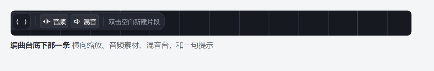 编曲台底下那一条